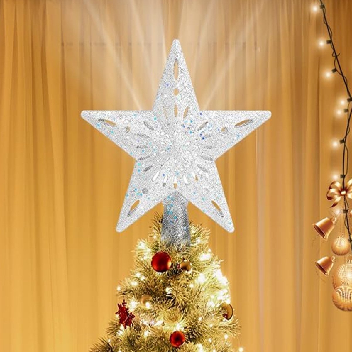 🎄3D Snowflake Christmas Tree Topper