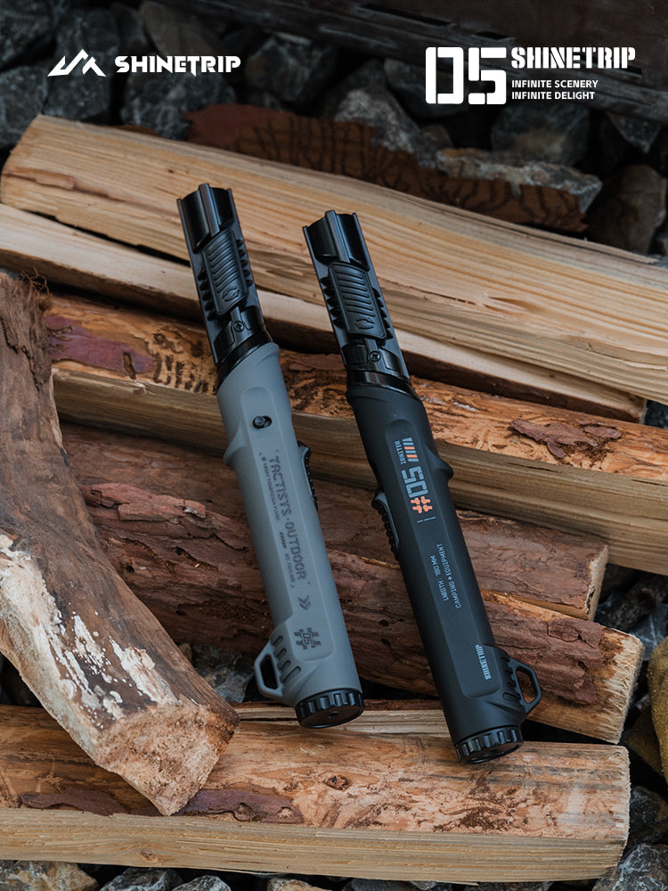 SHINETRIP 05 Series Outdoor Tactical Spray Gun - Multifunctional Windproof Refillable Lighter for Camping and Outdoor Cooking