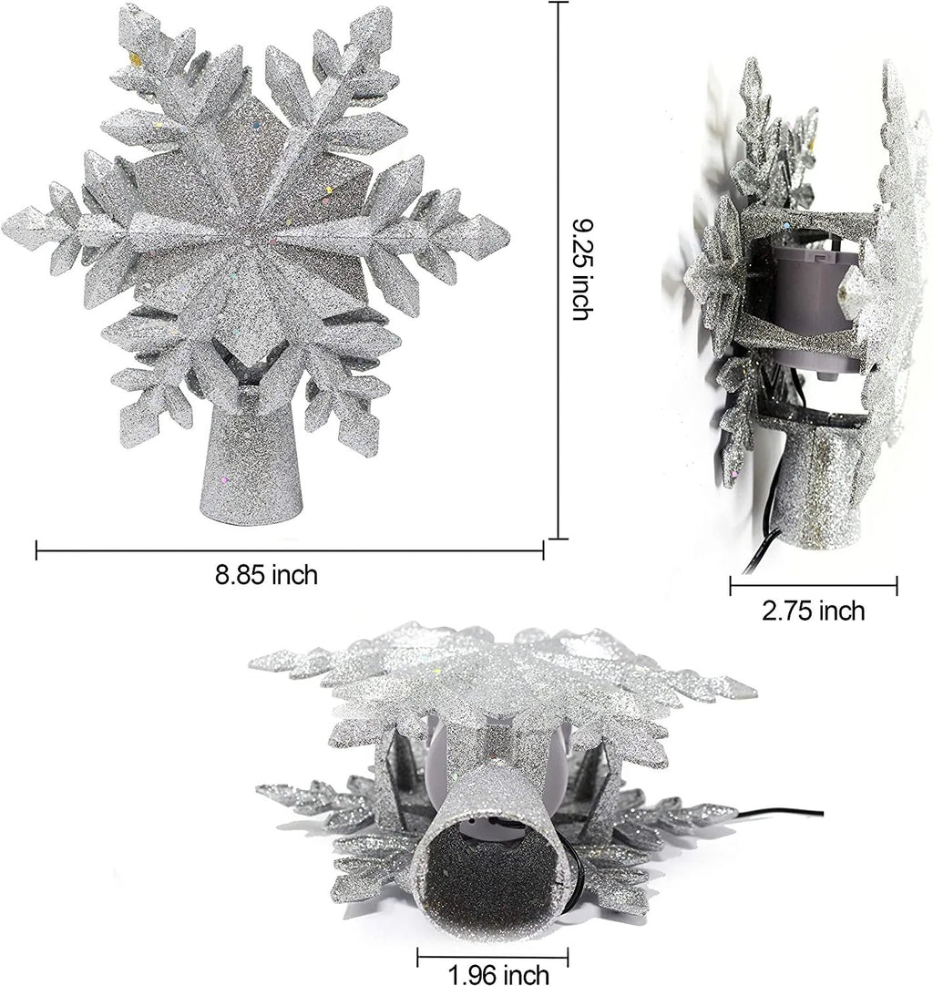 🎄3D Snowflake Christmas Tree Topper