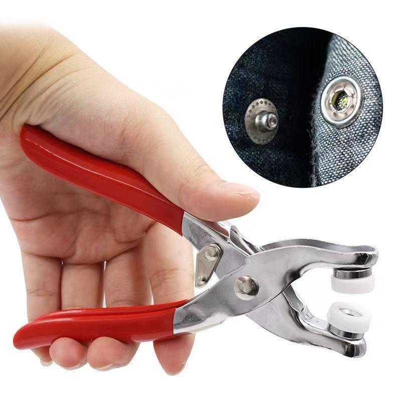 Metal Snap Buttons with Fastener Pliers Kit