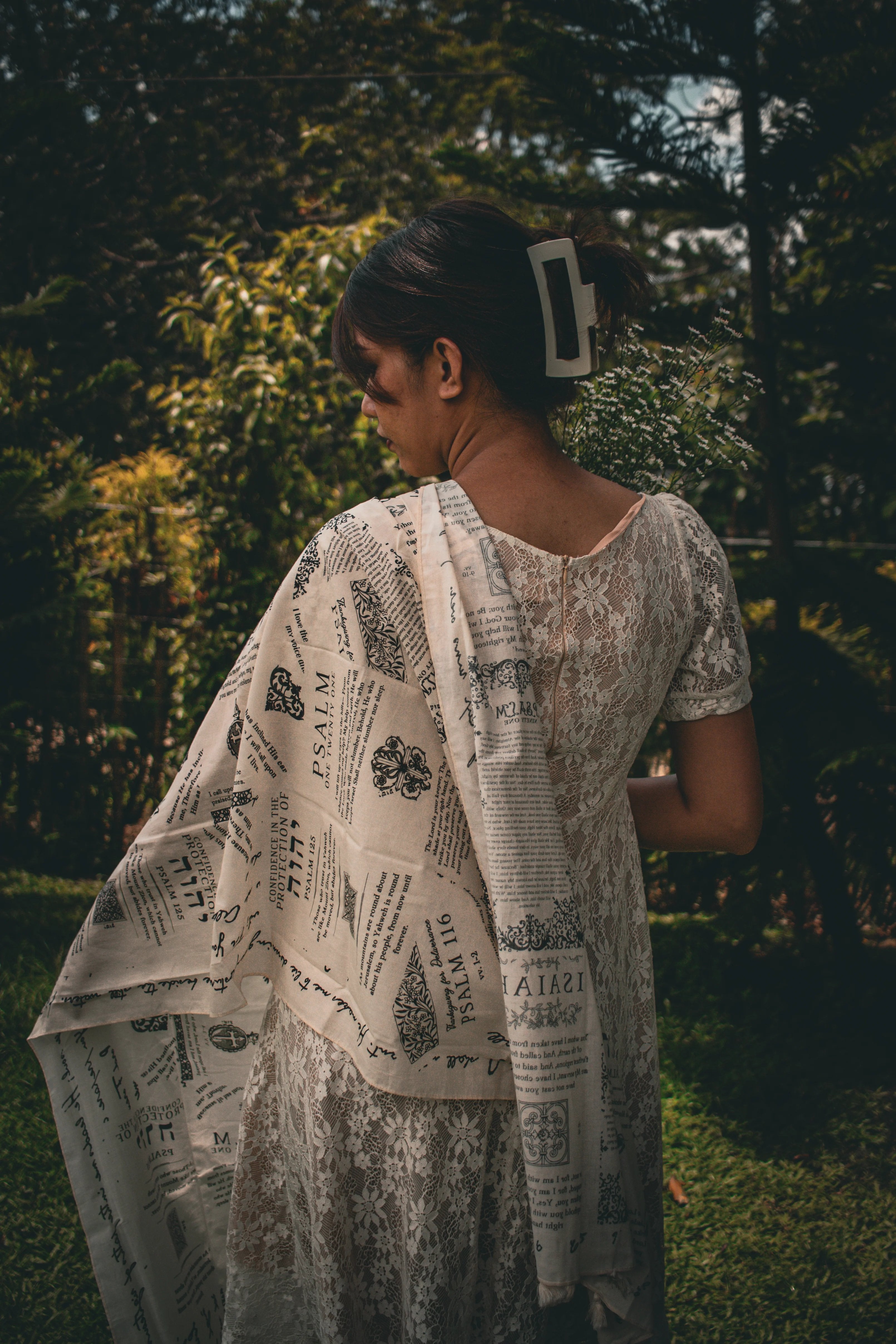 🔥Last Day 49% OFF  ✝️Handcrafted Christian Prayer Shawl: Protection Bible Verse Scarf, Yeshua Scripture Wrap🙏