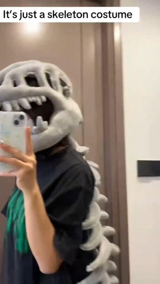 Realistic Dinosaur Skull Costume Set