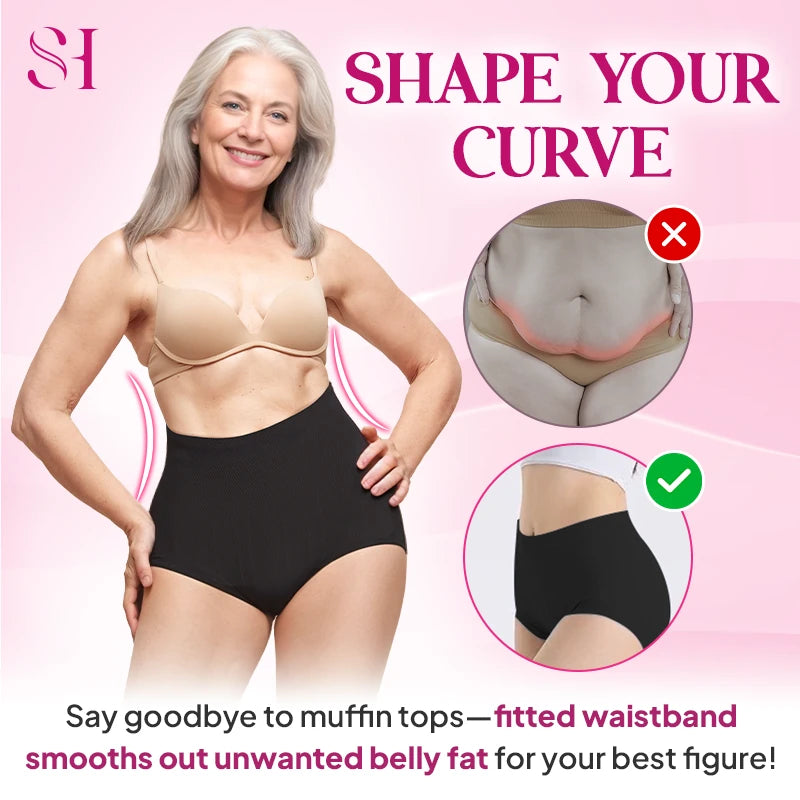 Leakproof High-Waist Tummy-Control Butt-Lifting Panties