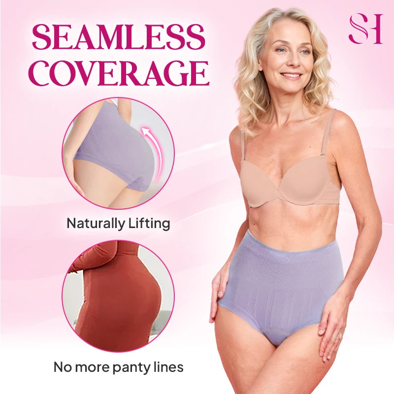 Leakproof High-Waist Tummy-Control Butt-Lifting Panties
