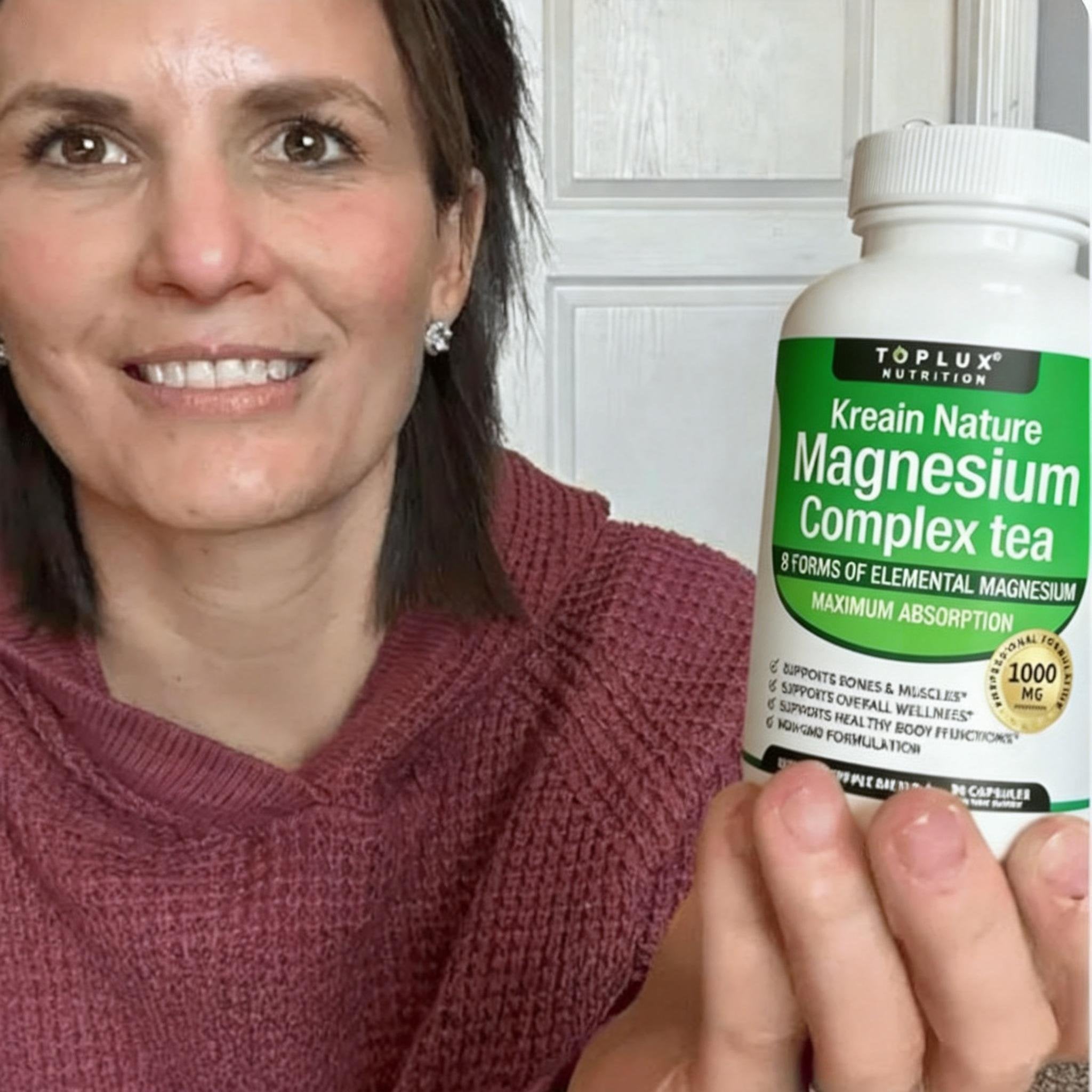 🏆Flash Sale⚡ 50K+ SOLD! Almost Gone-🔥8-in-1 Magnesium Complex 1000mg Made with 7 Elemental Magnesium