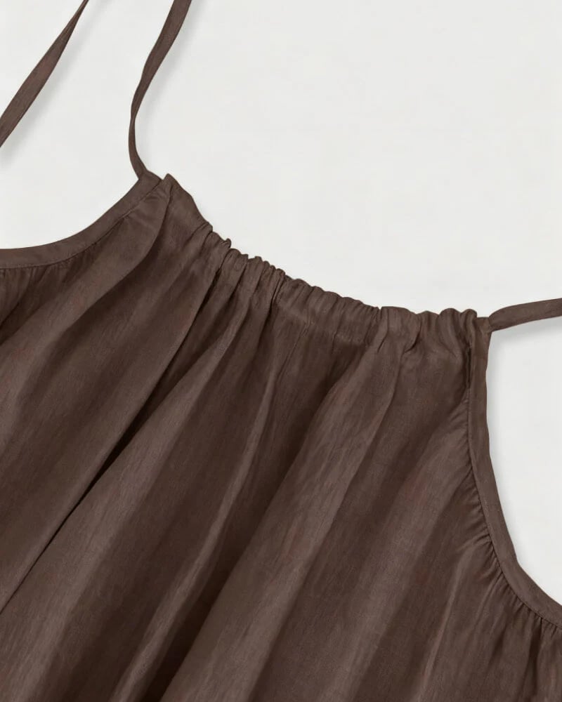 🎁Last Day Discount 49% OFF🔥Women's Solid Color Backless Cami NightDress