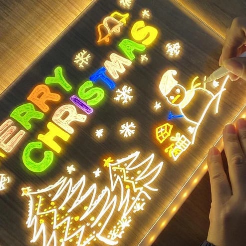 🎄Christmas Sale 49% OFF ✨🎁Luminous Led Drawing Board For Children