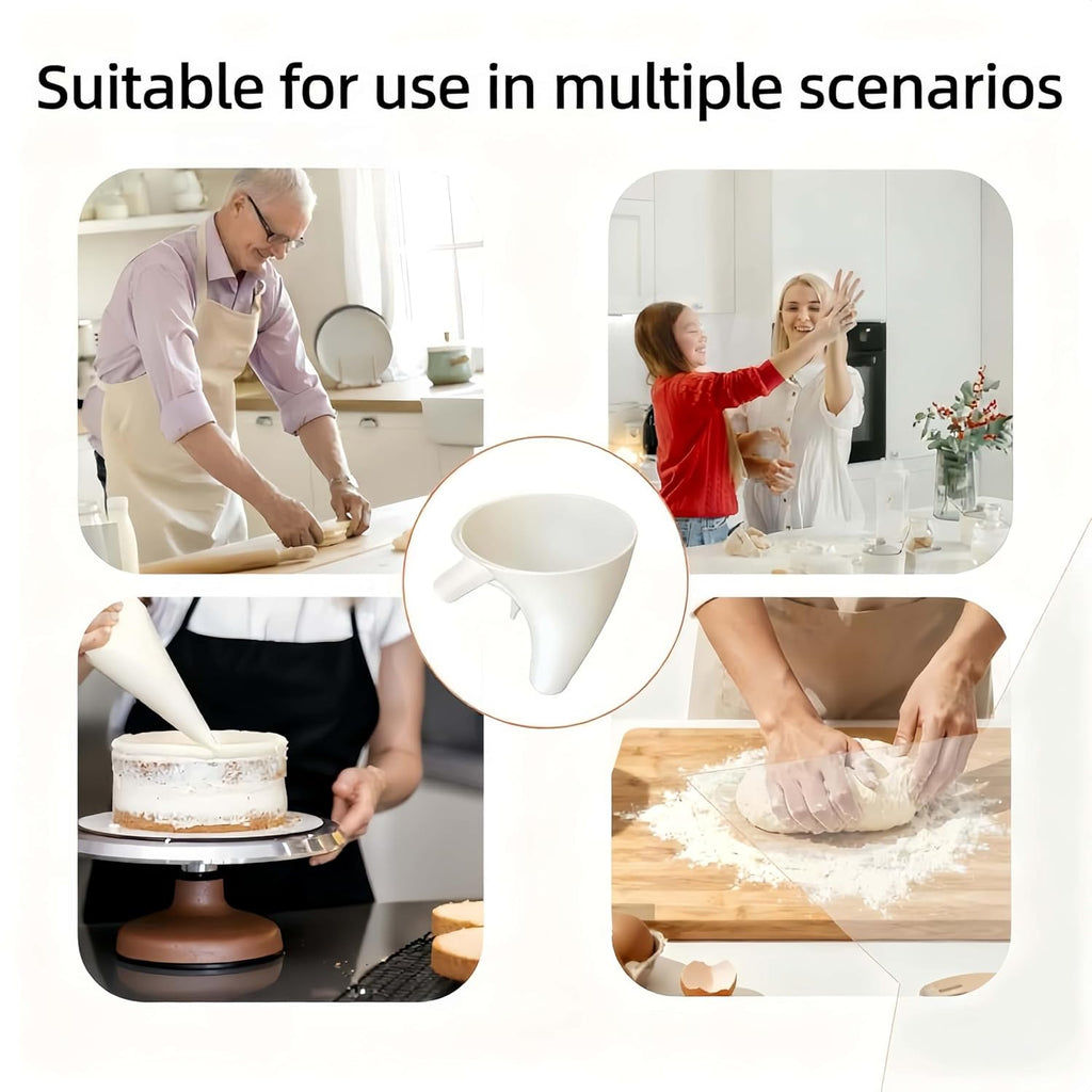 🔥Hot Sale 49% OFF - ✨Flour Funnel for Kitchen Aid Stand Mixer