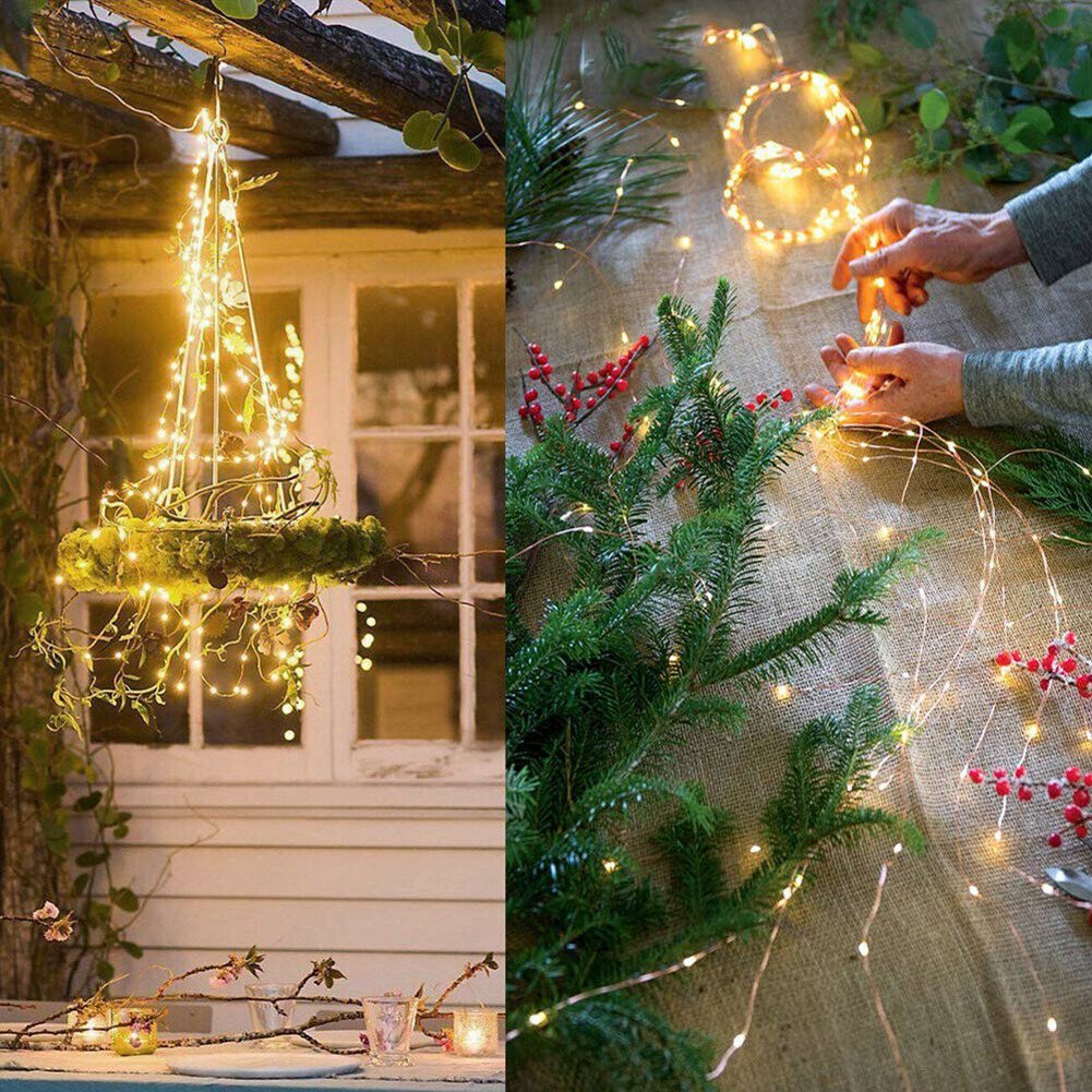 🎄EARLY CHRISTMAS SALE 49% OFF🎅8 Modes 100-600 Christmas LED Firefly Twinkle String Lights