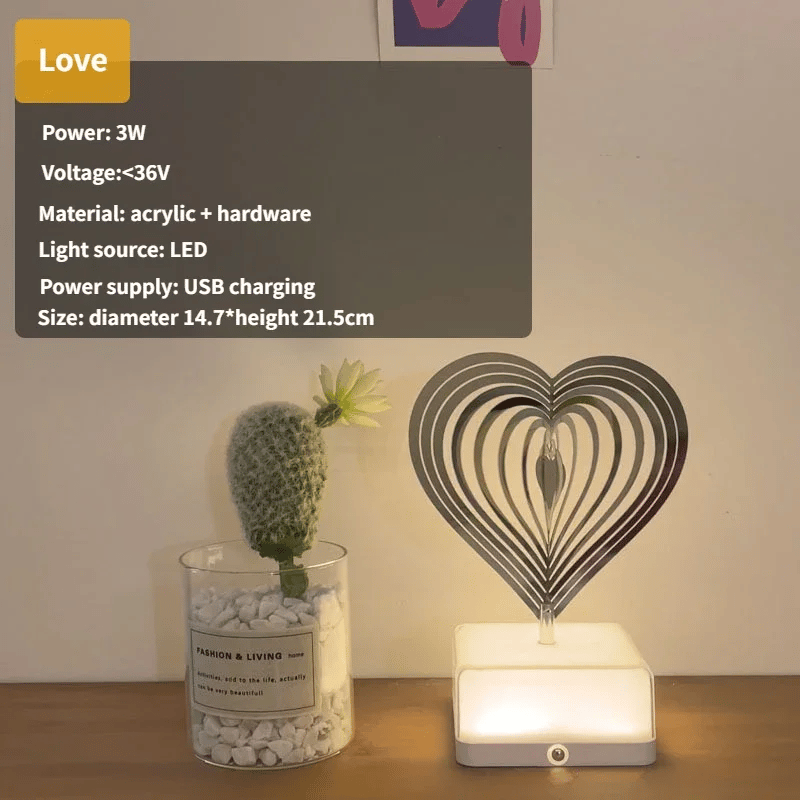 Luxury Rotating Ornament Lamp