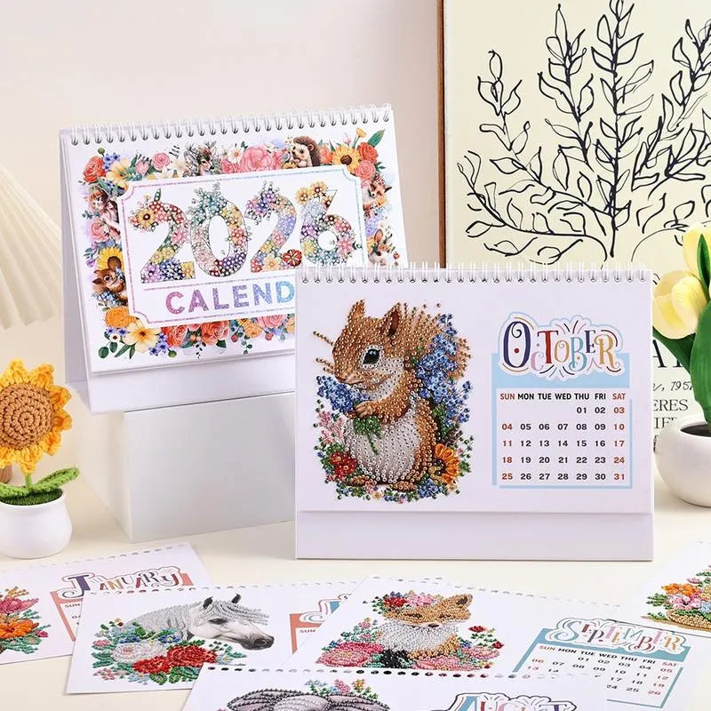 💎2026 Diy Diamond Painting Desk Calendar🗓️