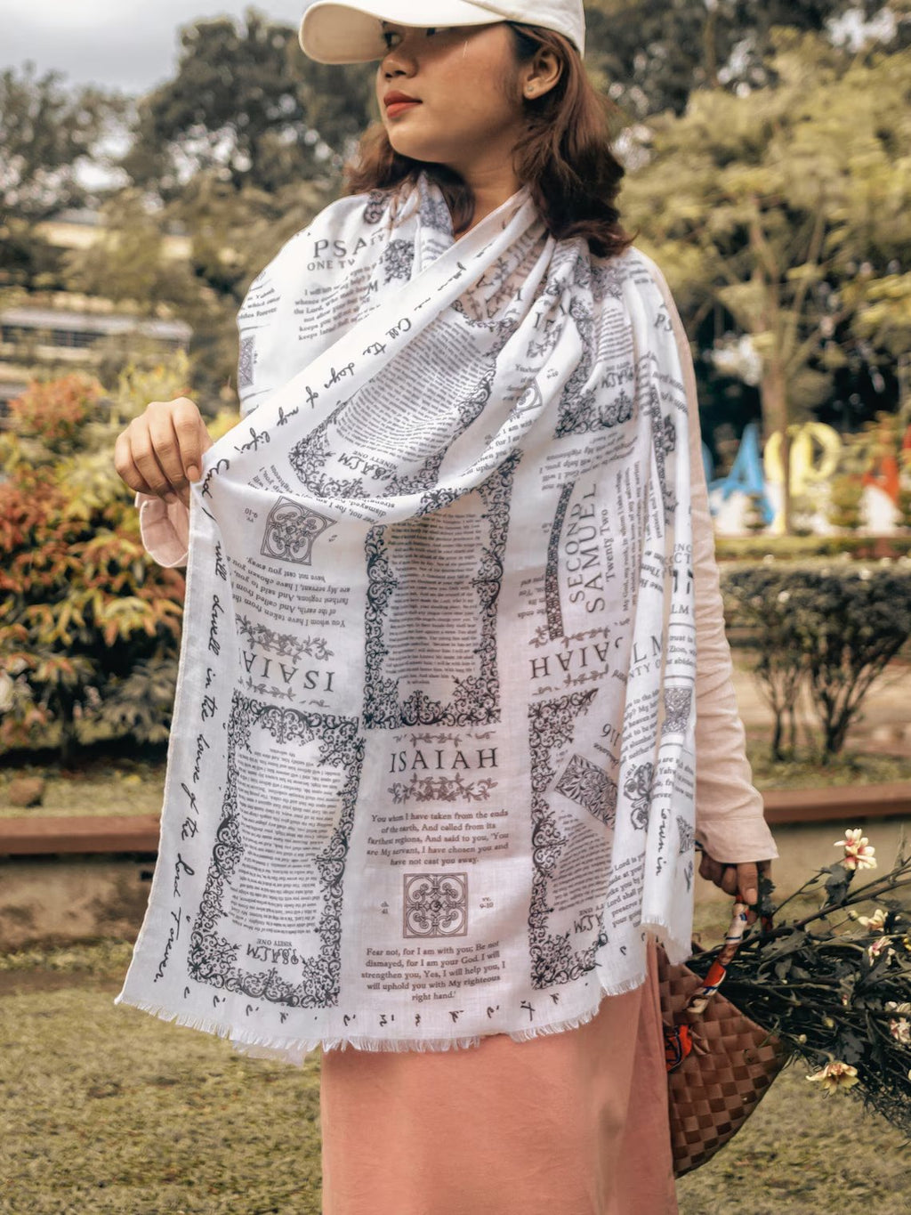 🔥Last Day 49% OFF  ✝️Handcrafted Christian Prayer Shawl: Protection Bible Verse Scarf, Yeshua Scripture Wrap🙏