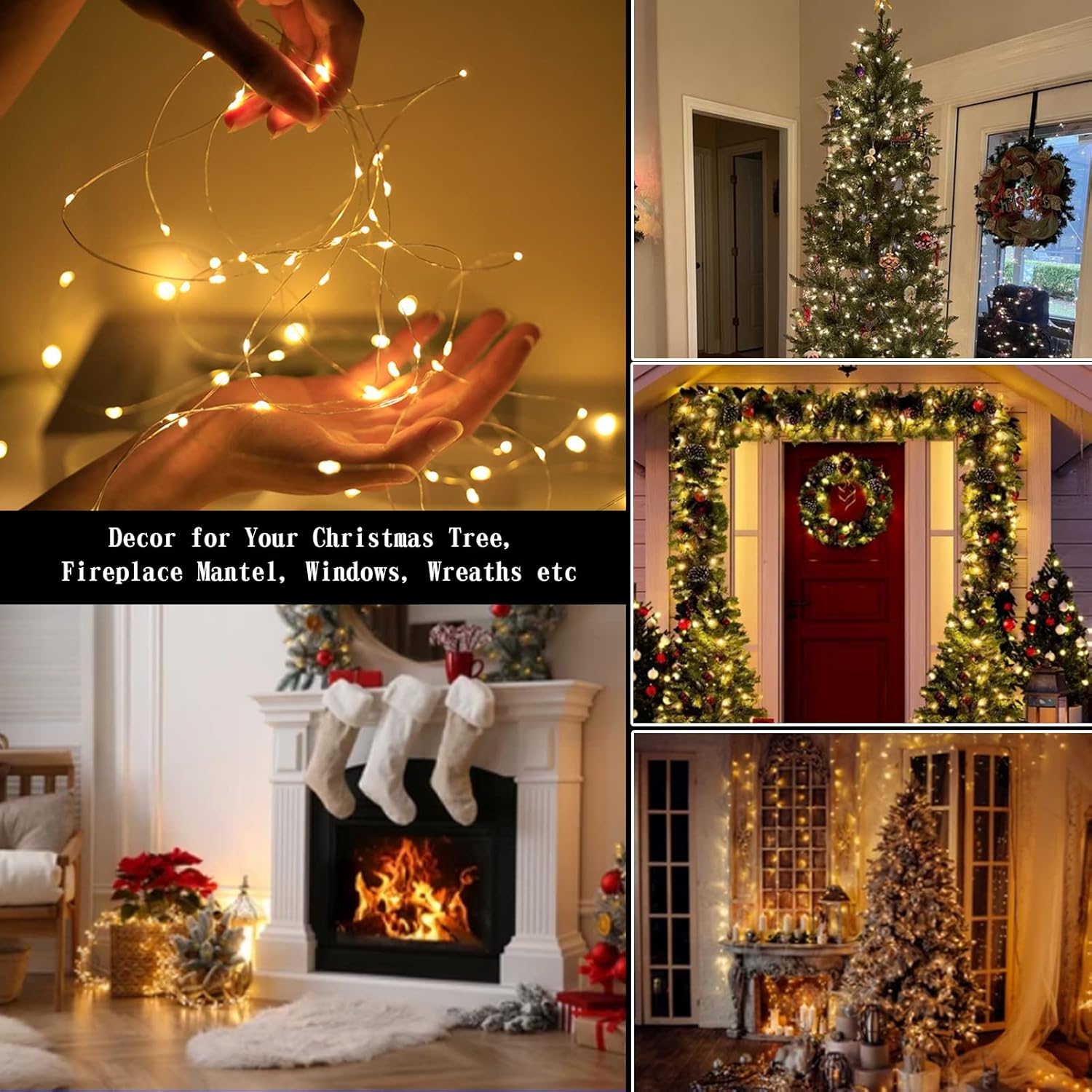 🎄EARLY CHRISTMAS SALE 49% OFF🎅8 Modes 100-600 Christmas LED Firefly Twinkle String Lights