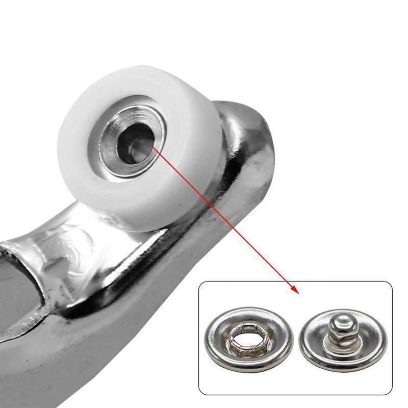 Metal Snap Buttons with Fastener Pliers Kit