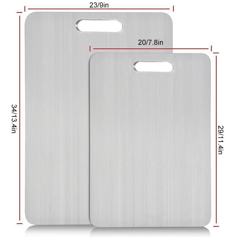 Stainless Steel Double Sided Chopping Board