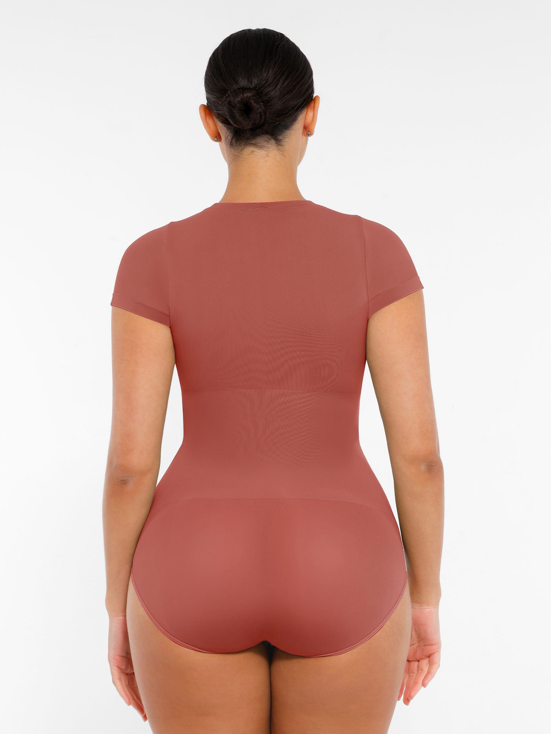 Feelingirl Seamless Crew Neck Bodysuits