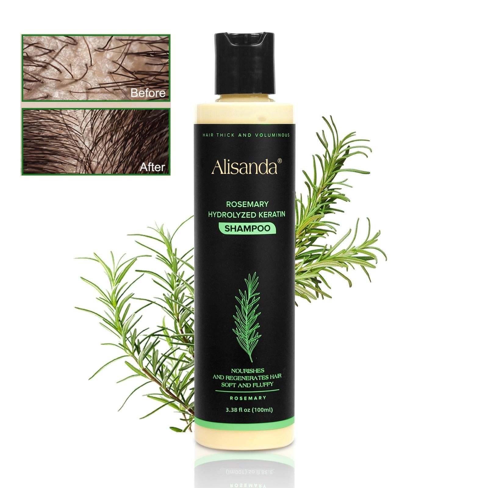 🔥LAST DAY 50% OFF - 🎅Alisanda® Organic Rosemary Hair Growth Shampoo
