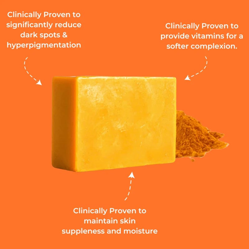 🎄Christmas Hot Sale🎁Turmeric & Kojic Acid Brightening Soap