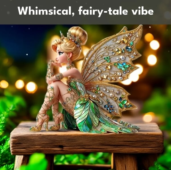 Enchanted Fairy Christmas Figurine 🧚‍♀️