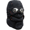 Winter Thermal Hat with Glasses Windproof Ski Mask Cap Fashion Warm Hat for Cycling