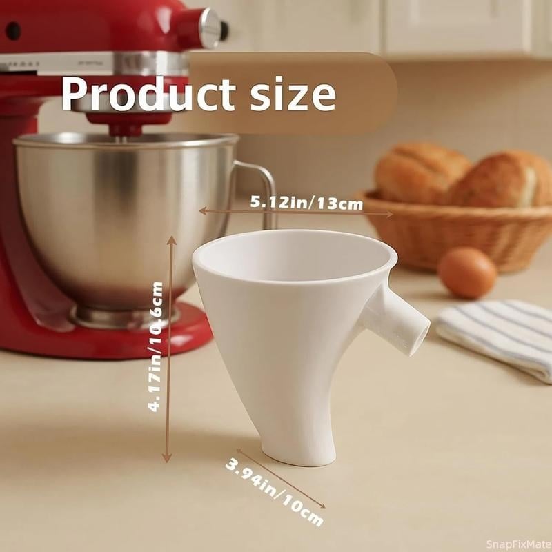 🔥Hot Sale 49% OFF - ✨Flour Funnel for Kitchen Aid Stand Mixer
