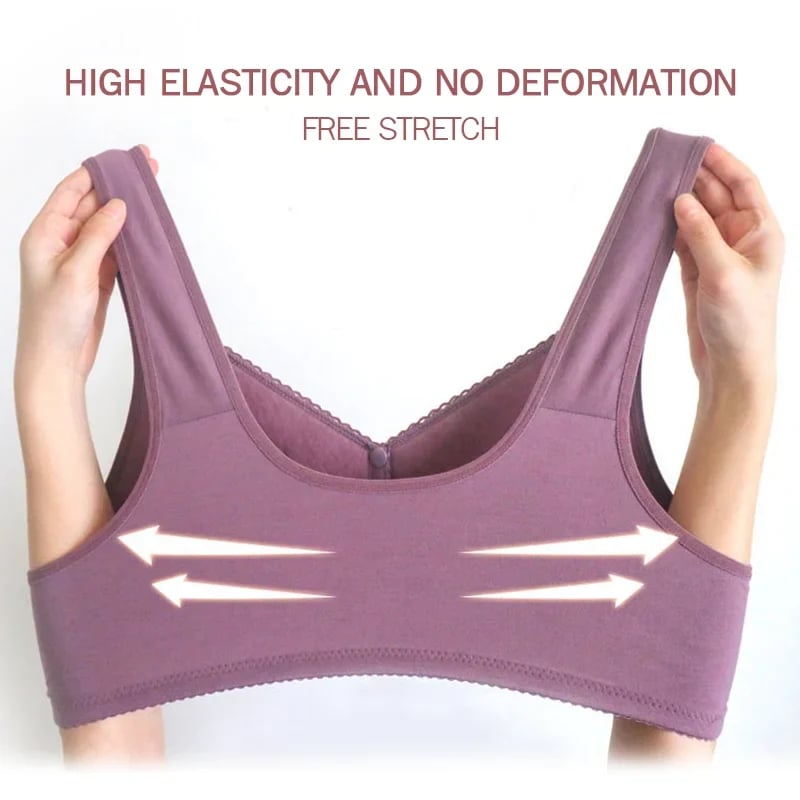 🎁New Year 2023 Sale🎁Cotton Front Closure Bra