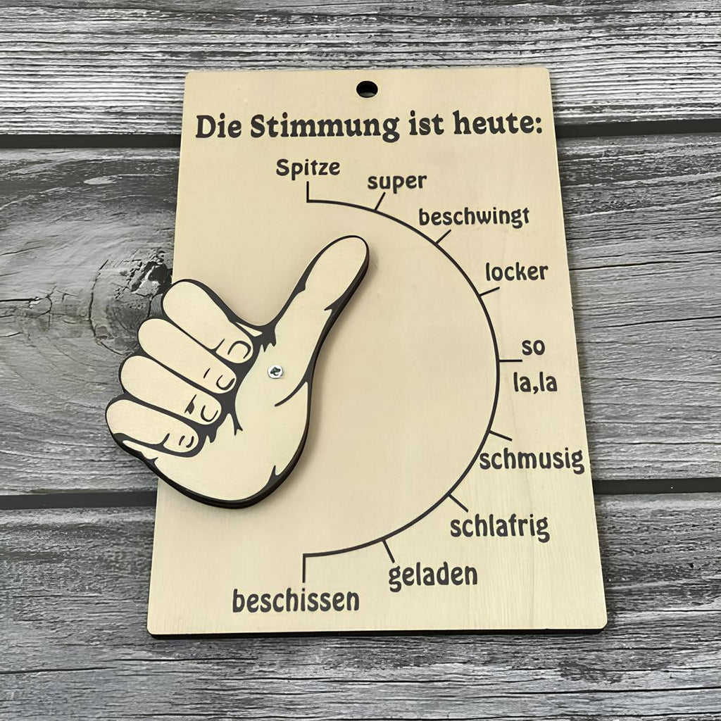 🥰Wooden Mood Barometer Ornament