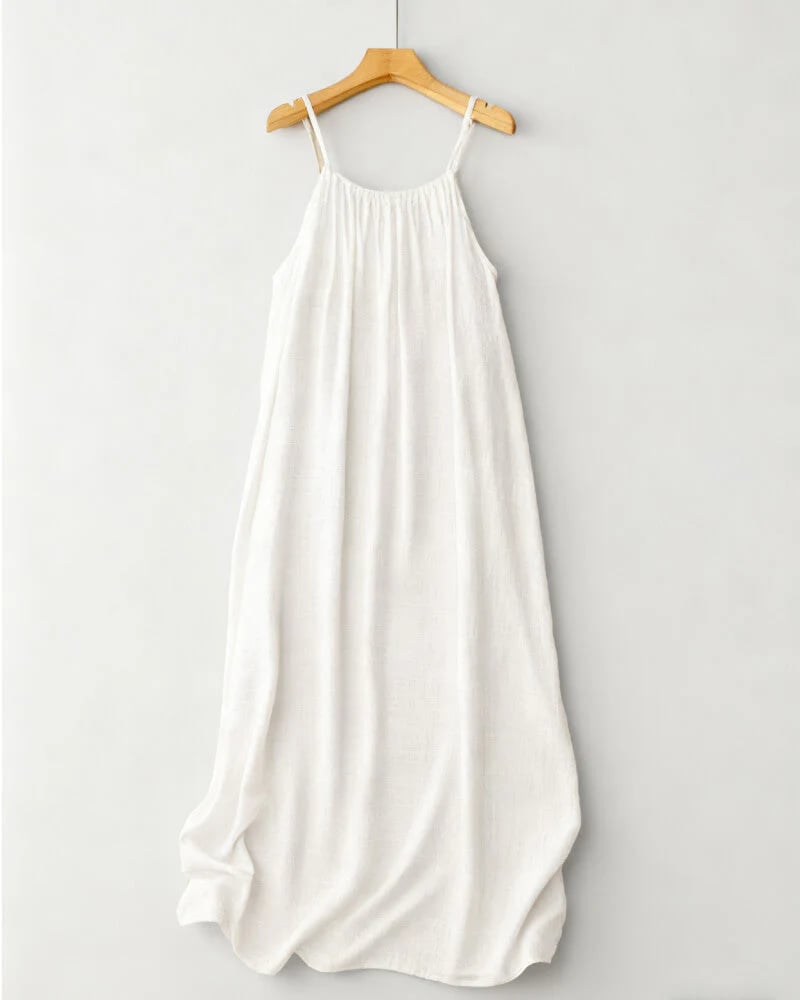 🎁Last Day Discount 49% OFF🔥Women's Solid Color Backless Cami NightDress