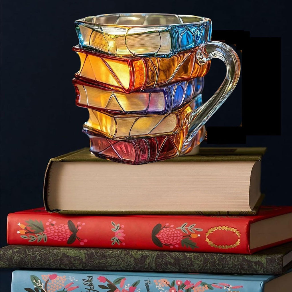 🔥Hot Sale 49% off🌟Novelty 3D Painted Book Mug— Where Literature Meets Art in Your Morning Routine 📚☕