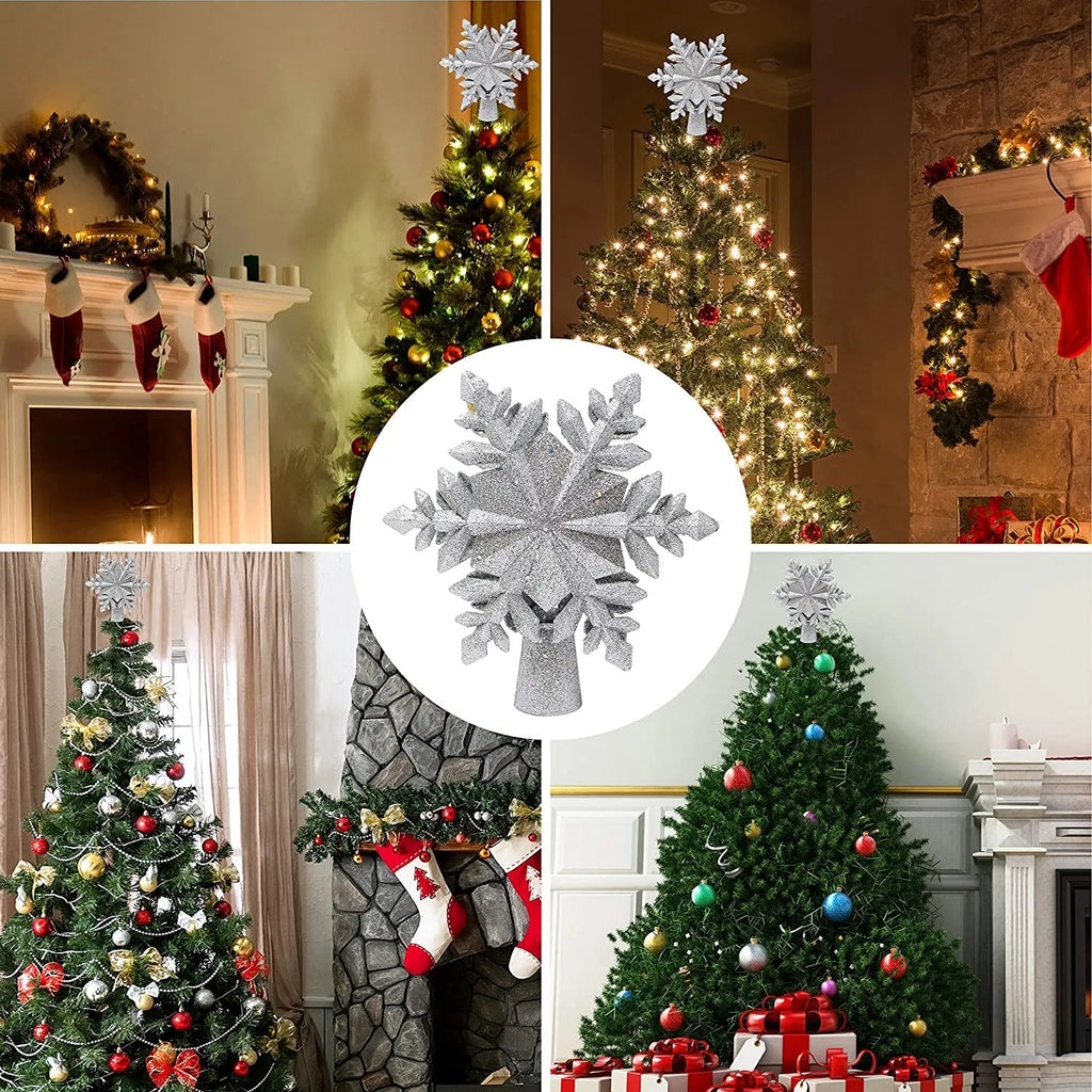 🎄3D Snowflake Christmas Tree Topper