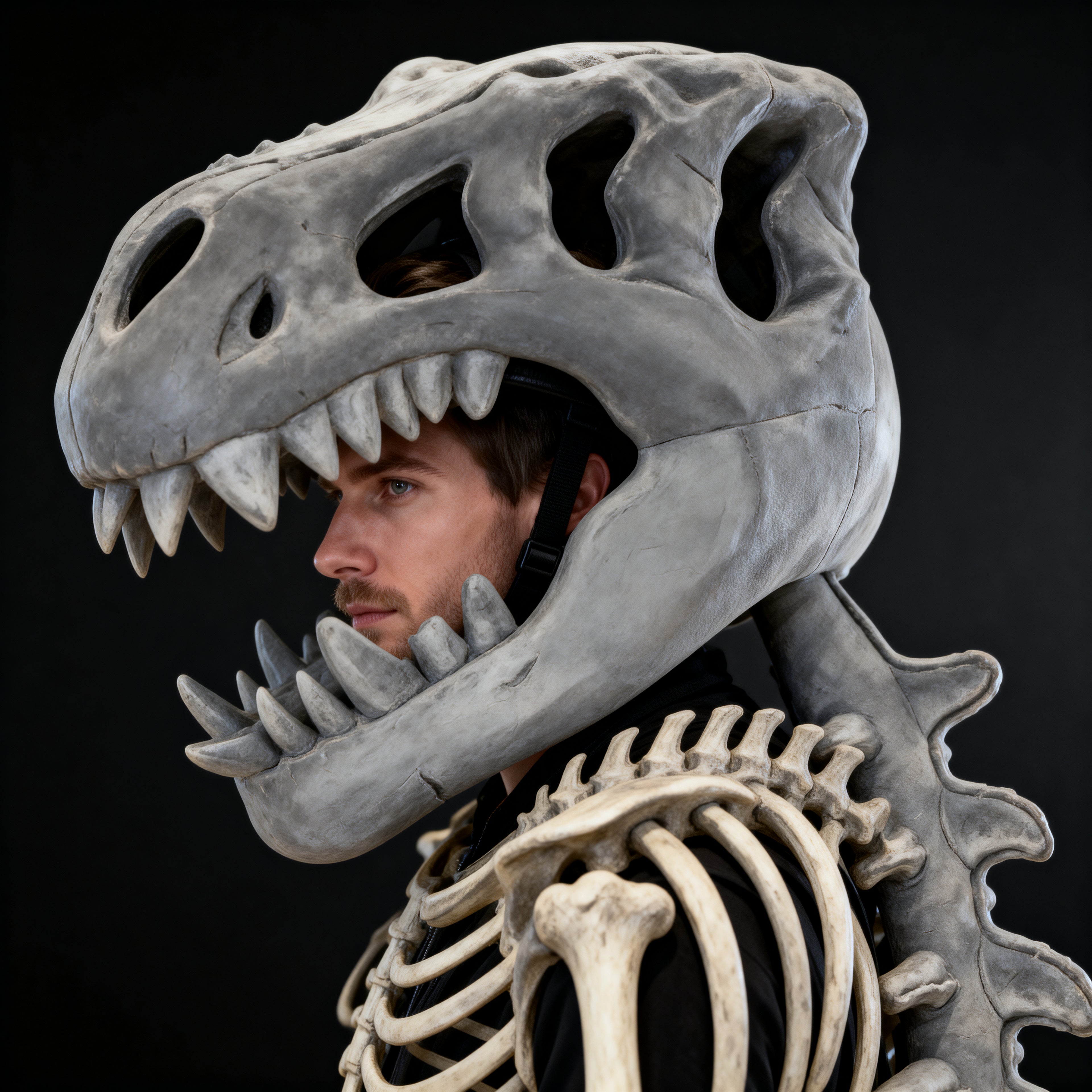 Realistic Dinosaur Skull Costume Set