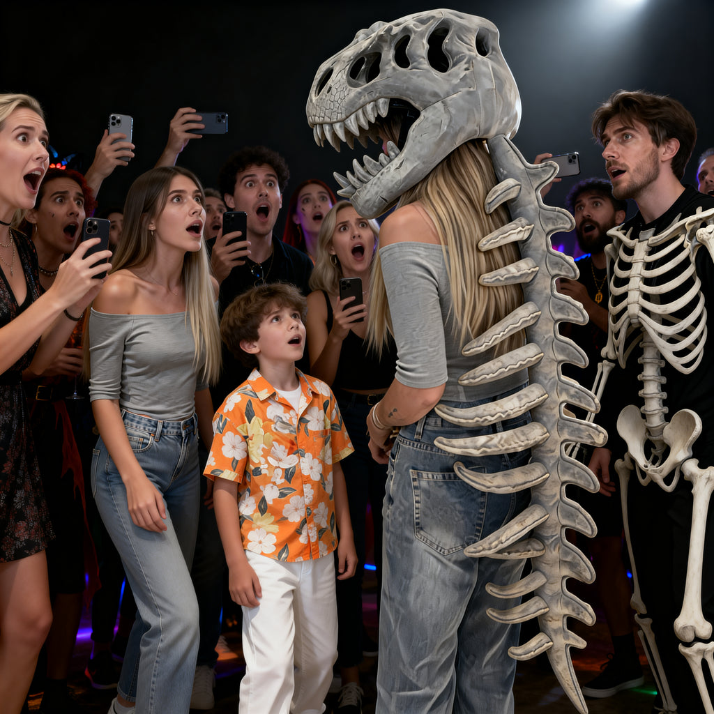 Realistic Dinosaur Skull Costume Set