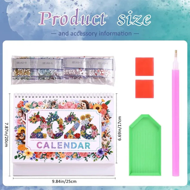 💎2026 Diy Diamond Painting Desk Calendar🗓️
